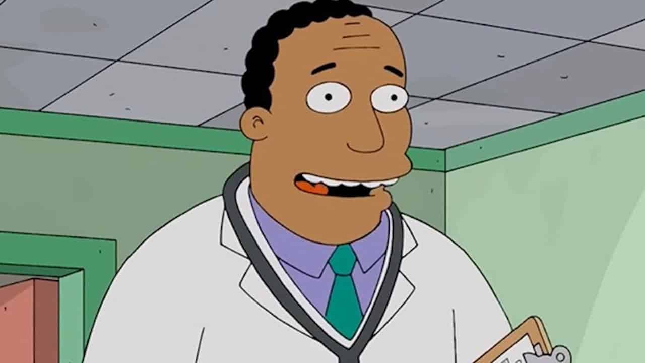 Dr. Hibbert em Os Simpsons (Reprodução / Fox)
