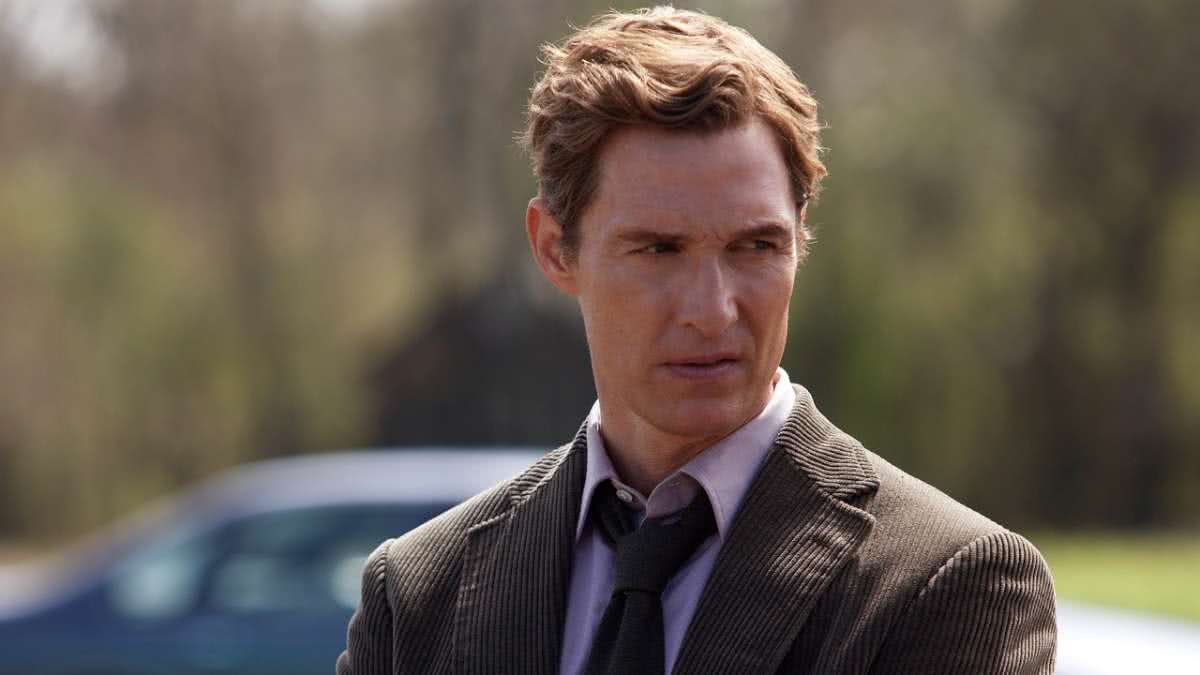 Detetive Rustin (Matthew McConaughey) em True Detective (Reprodução / HBO)