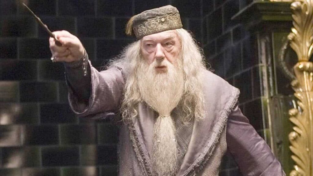 Alvo Dumbledore (Michael Gambon) em Harry Potter (Reprodução)