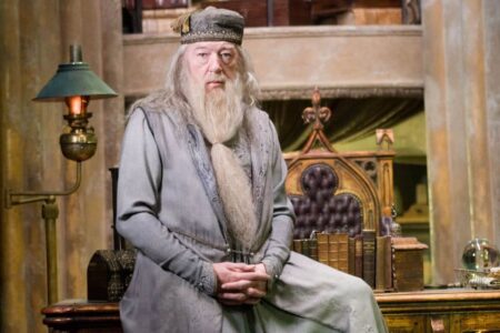 Alvo Dumbledore (Michael Gambon) em Harry Potter (Reprodução)