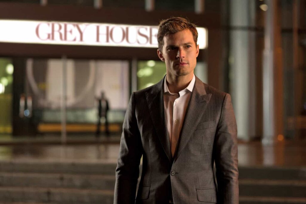 Jamie Dornan em 50 tons de Cinza (Reprodução)