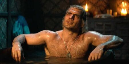Geralt (Henry Cavill) em The Witcher (Reprodução)