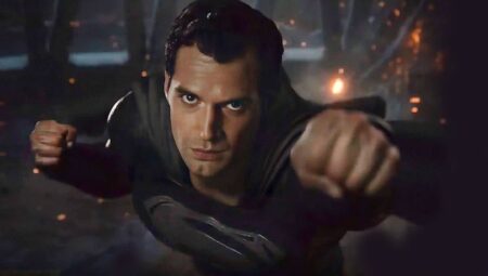 Henry Cavill como Superman em Liga da Justica