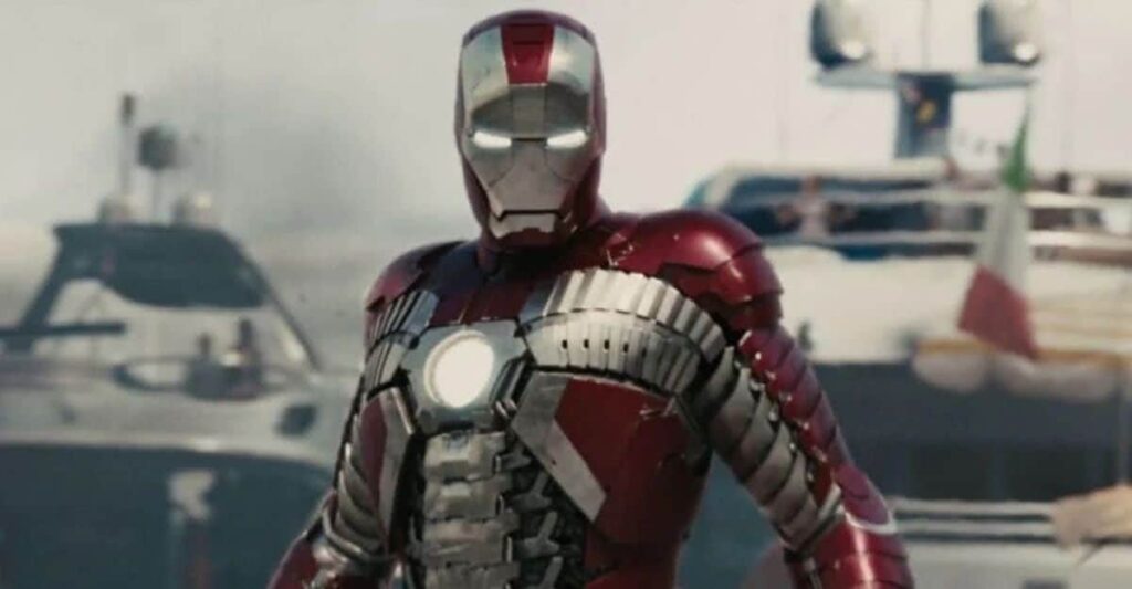 Cientistas desenvolvem armadura do Homem de Ferro da vida real Cena de Homem de Ferro 2 (Reprodução / Marvel)