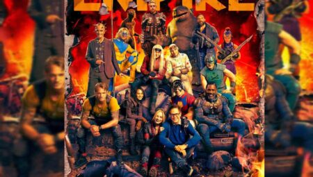 James Gunn e o elenco de O Esquadrao Suicida