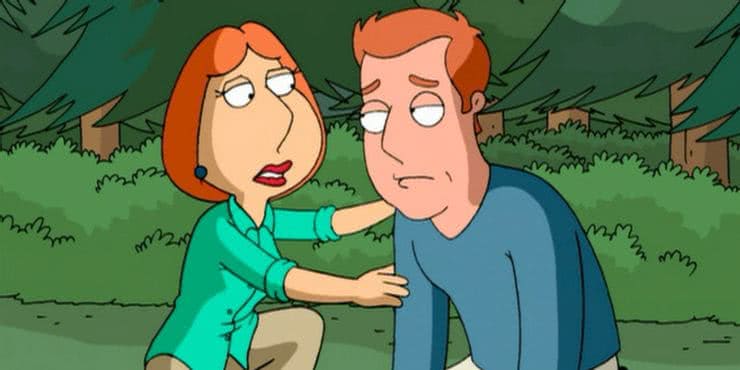 Lois e Patrick em Family Guy (Reprodução)