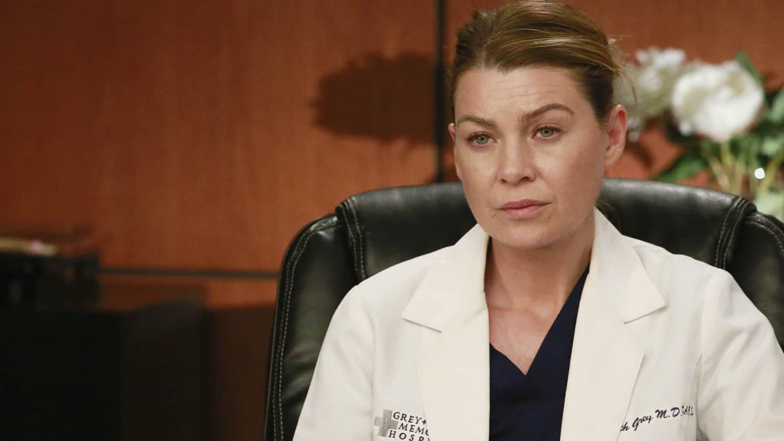 Meredith Gray (Ellen Pompeo) on Grey's Anatomy (play)