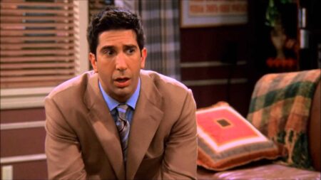 Ross (David Schwimmer) em Friends (Reprodução)