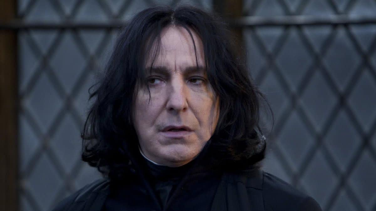 Severo Snape (Alan Rickman) em Harry Potter (Reprodução)