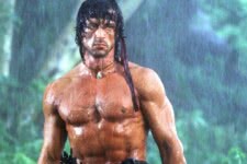 Sylvester Stallone como Rambo (Reprodução)