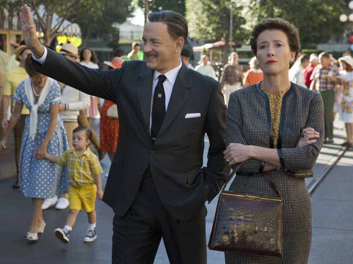 (Walt Disney) Tom Hanks e Emma Thompson em Saving Mr. Banks (Reprodução)