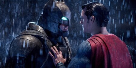 Batman (Ben Affleck) e Superman (Henry Cavill) em Batman vs. Superman: A Origem da Justiça (Reprodução / Warner Bros.)