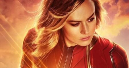 3 personagens do MCU mais poderosos que Thanos, mas você não sabia Capitã Marvel (Brie Larson) em Capitã Marvel (Reprodução / Marvel)