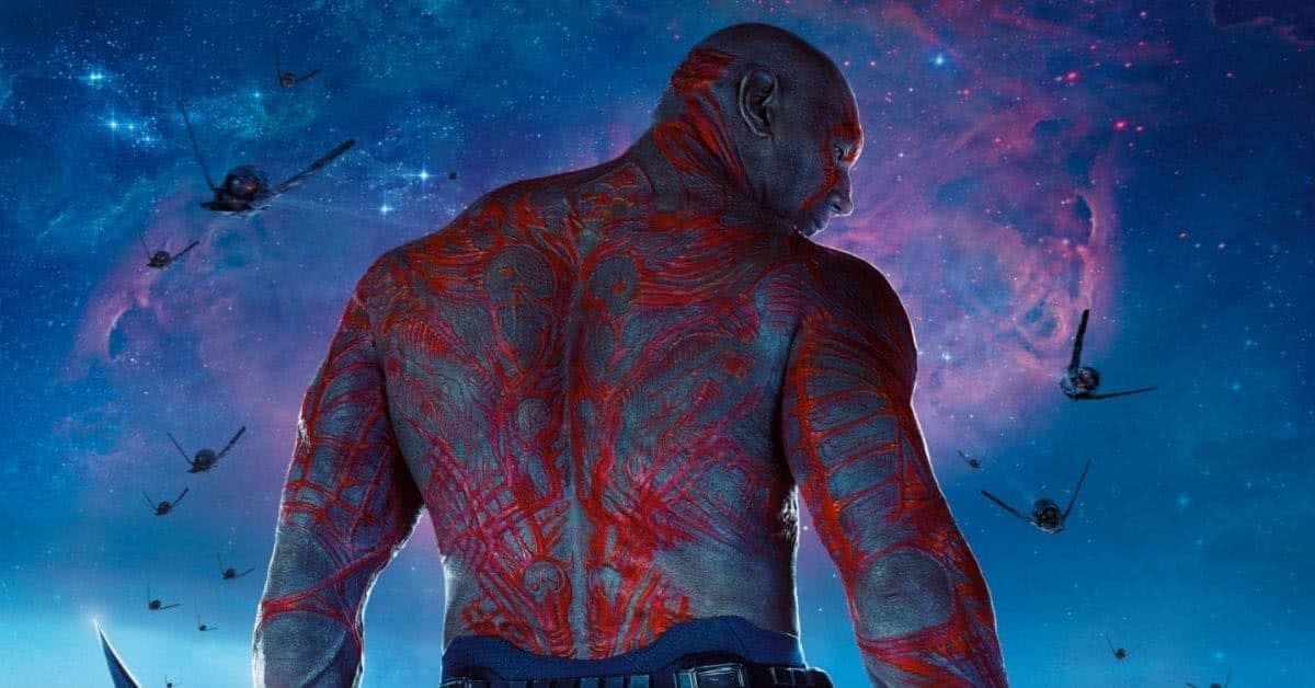 Drax (Dave Bautista) em Guardiões da Galáxia (Divulgação / Marvel)
