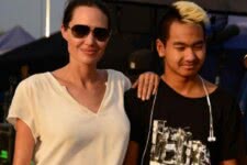 Angelina Jolie e Maddox Jolie Pitt em First They Killed My Father (Divulgação)