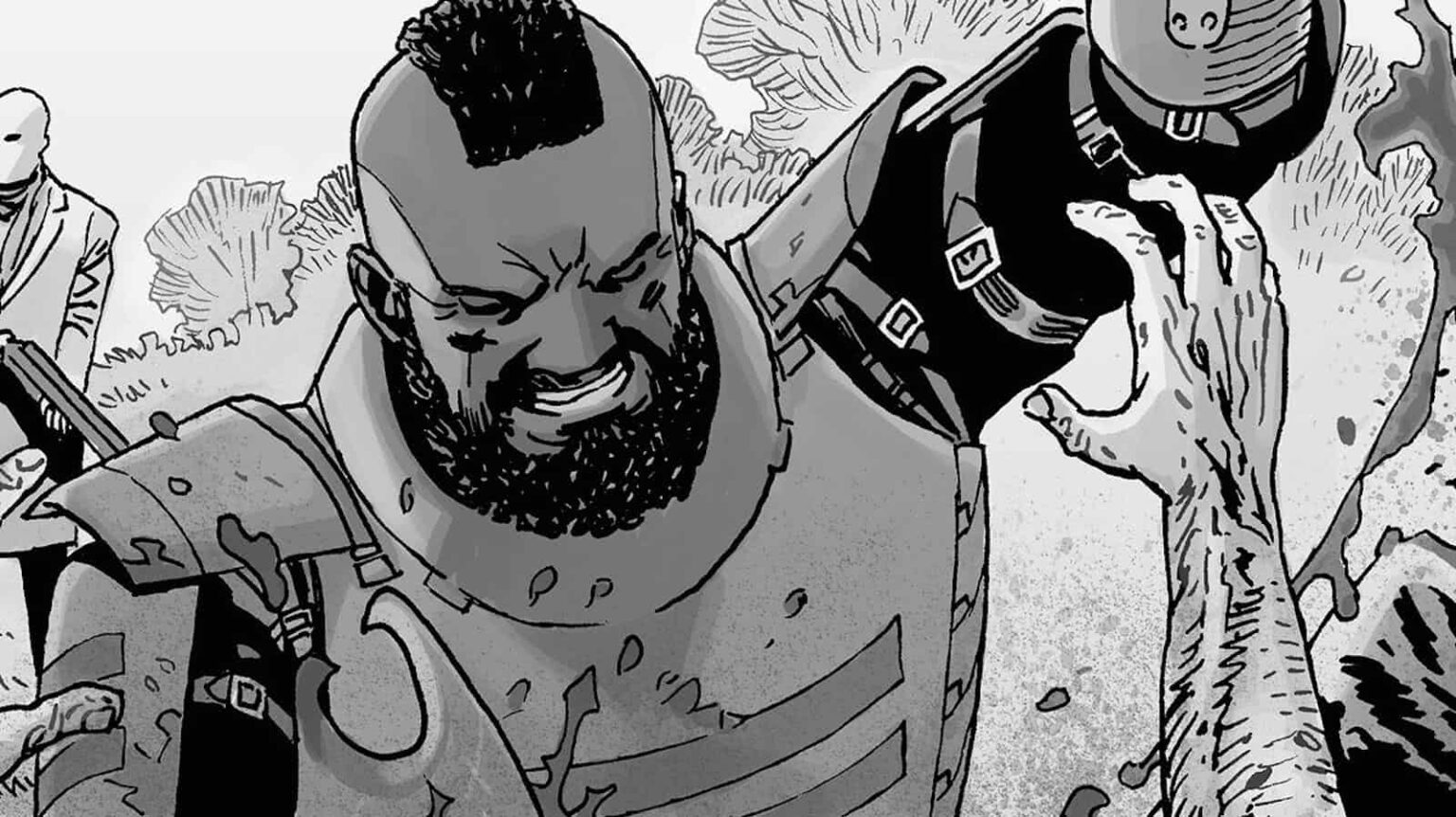 Mercer em The Walking Dead#17 (Divulgação)
