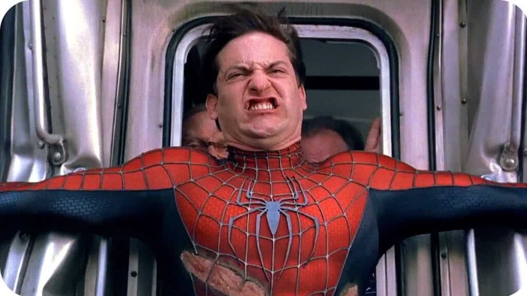 Peter Parker / Homem-Aranha (Tobey Maguire) em Homem-Aranha (Reprodução)