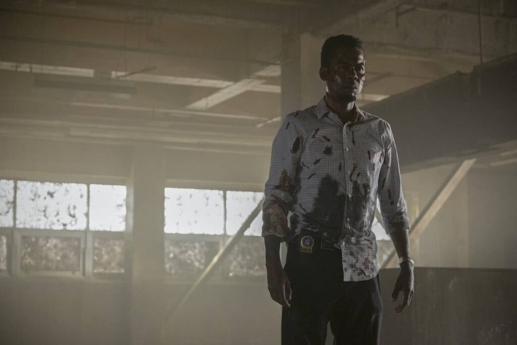 Trailer de Espiral: O Legado dos Jogos Mortais é divulgado Chris Rock em Espiral: O Legado dos Jogos Mortais (Divulgação)