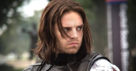 Bucky Barnes / Soldado Invernal (Sebastian Stan) em Capitão América 2: O Soldado Invernal (Reprodução / Marvel)