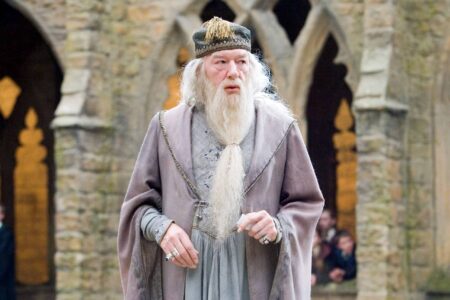 Alvo Dumbledore (Michael Gambon) em Harry Potter (Reprodução)