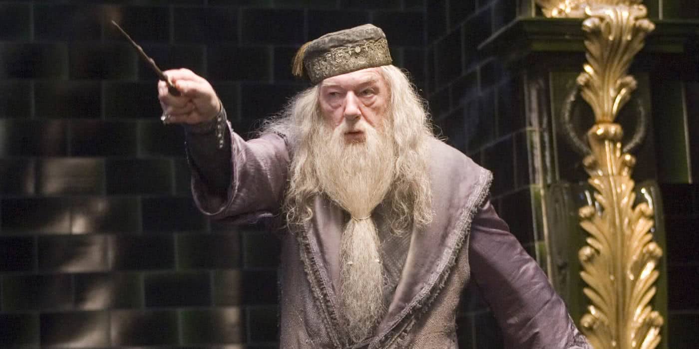 Alvo Dumbledore (Michael Gambon) em Harry Potter (Reprodução)