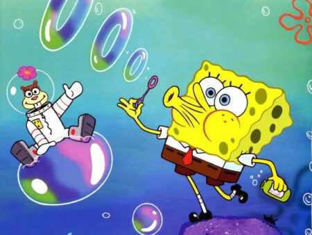 Nickelodeon anuncia grande especial para Bob Esponja Bob Esponja e Sandy Bochechas em Bob Esponja Calça Quadrada (Reprodução)
