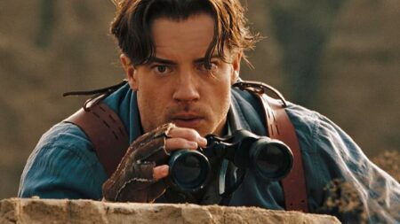 Brendan Fraser em A Mumia Reproducao