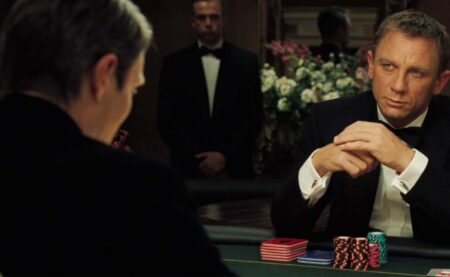 Cena de Cassino Royale Reproducao