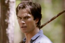Damon (Ian Somerhalder) em The Vampire Diaries (Reprodução)