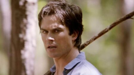 Damon (Ian Somerhalder) em The Vampire Diaries (Reprodução)