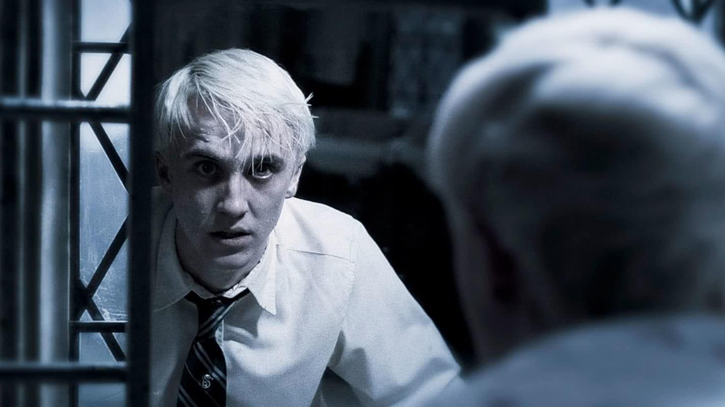 Draco (Tom Felton) em Harry Potter (Reprodução)