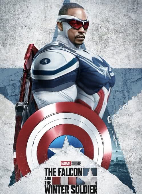 Capitão América de Anthony Mackie por BossLogic (Divulgação)