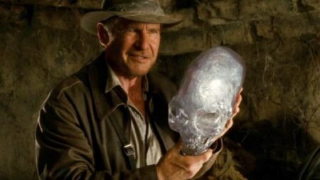 Harisson Ford em Indiana Jones e o Reino da Caveira de Cristal Reproducao