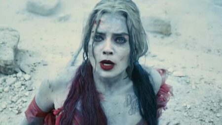 Margot Robbie em O Esquadrao Suicida
