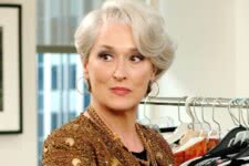 Miranda (Meryl Streep) em O Diabo Veste Prada (Reprodução)