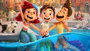 Giulia, Luca e Alberto em Luca (Divulgação / Pixar)