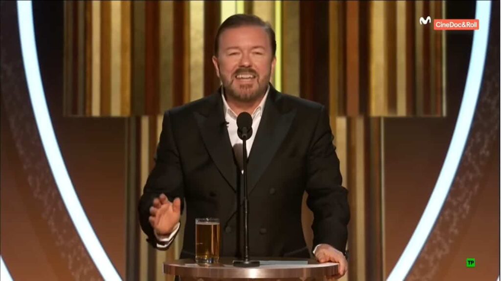 “Quero ser cancelado”, diz Ricky Gervais sobre novo trabalho Ricky Gervais no Globo de Ouro 2020 Reproducao