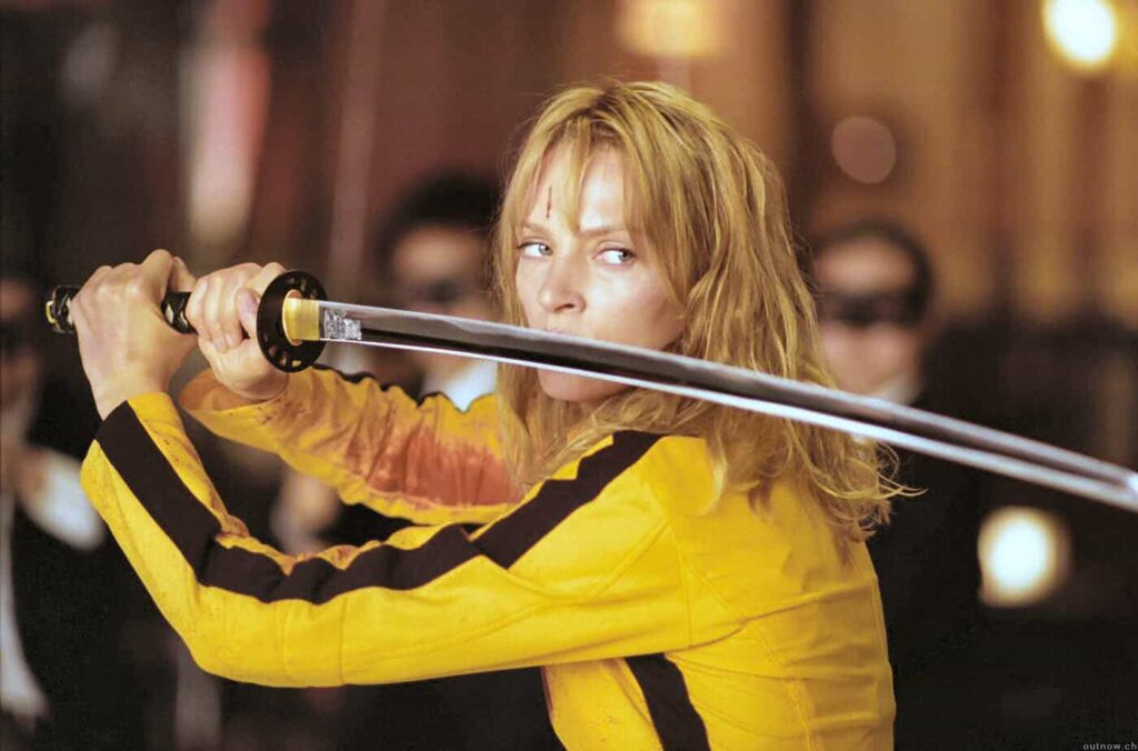 Uma Thurman em Kill Bill Reproducao