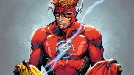 Wally West como Flash Reproducao