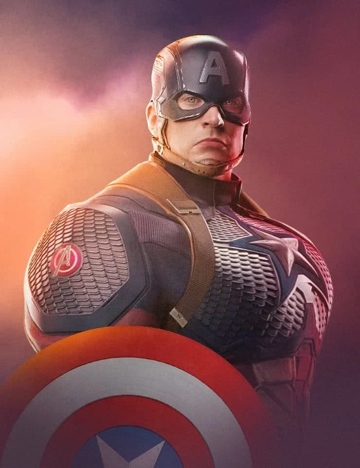 Capitão América de Chris Evans por BossLogic (Divulgação)