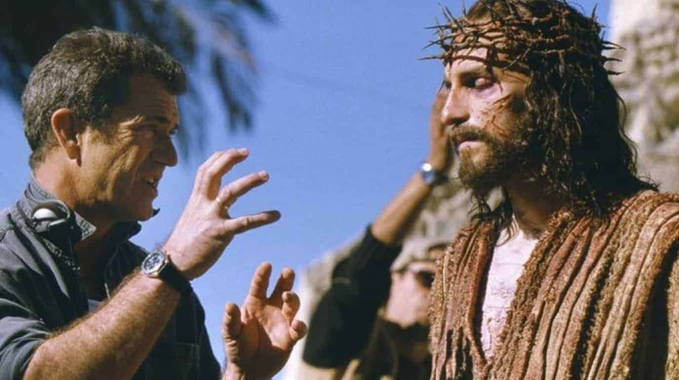 Mel Gibson e Jim Caviezel em A Paixão de Cristo (Divulgação)