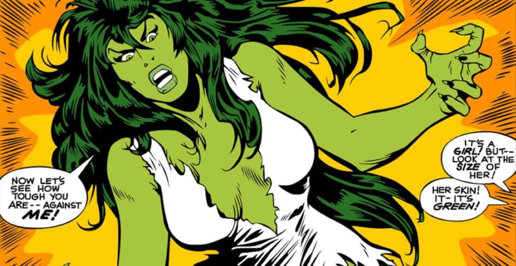Personagens femininas mais poderosas da Marvel she hulk jennifer walters marvel