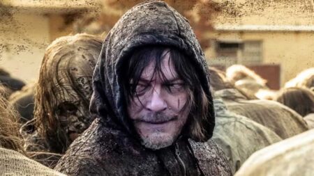 The Walking Dead: Norman Reedus se fere durante filmagens Daryl (Norman Reedus) em The Walking Dead (Divulgação / AMC)