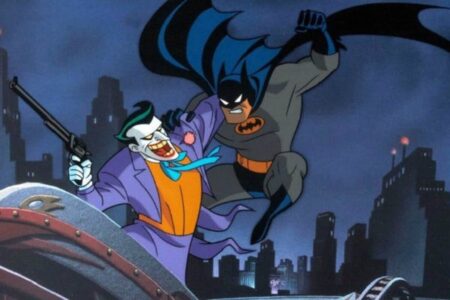 Batman e Coringa em Batman A Série Animada (Reprodução)