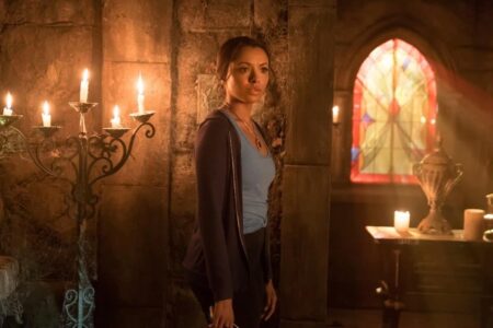 Bonnie Kat Graham em The Vampire Diaries Reproducao