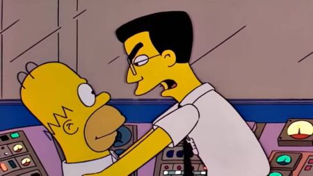 Cena de Homers Enemy em Os Simpsons Reproducao