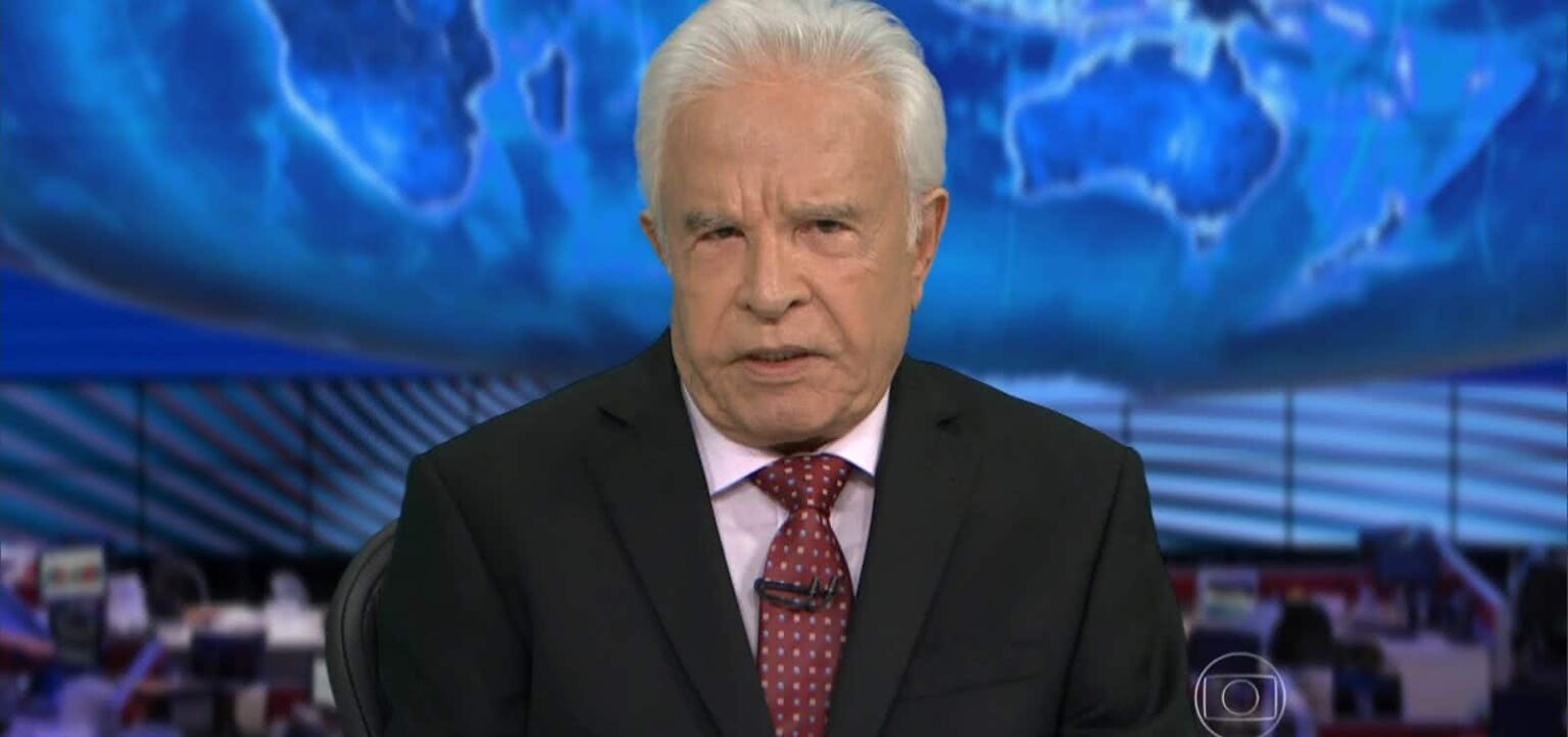 Cid Moreira lança documentário sobre sua trajetória profissional na televisão Cid Moreira no Jornal Nacional Divulgacao