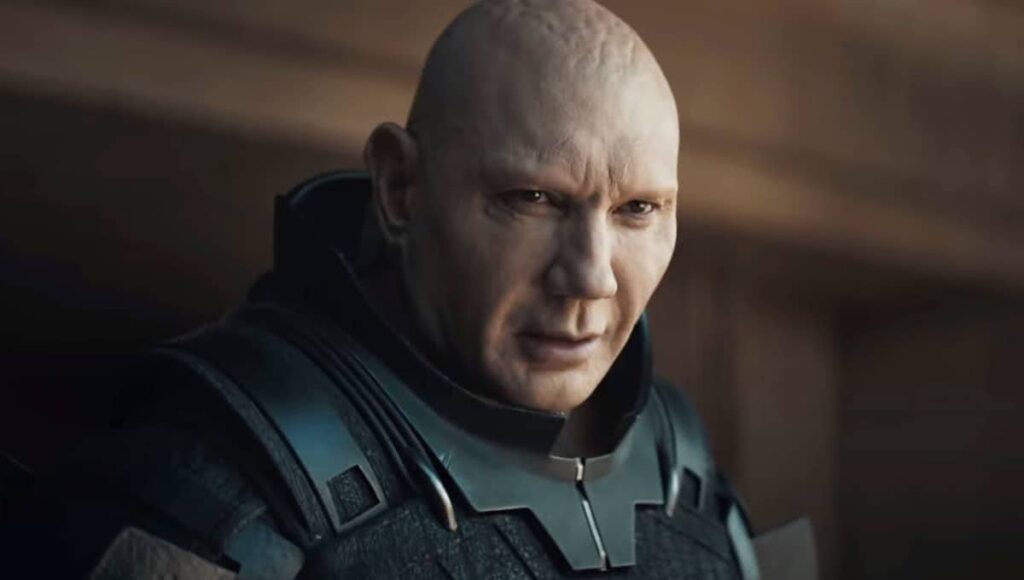 Dave Bautista em cena de Duna