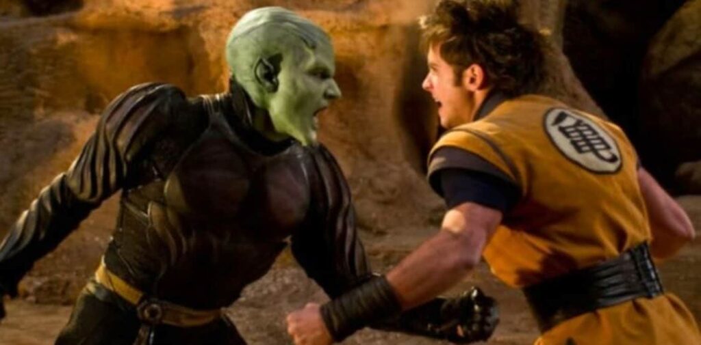 Fã cria versão em anime dos personagens de Dragon Ball Evolution Cena de Dragon Ball Evolution (Reprodução)
