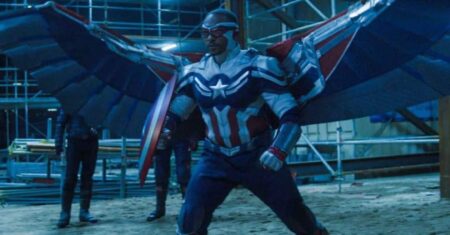 Capitão América (Anthony Mackie) em Falcão e o Soldado Invernal (Reprodução / Disney+)